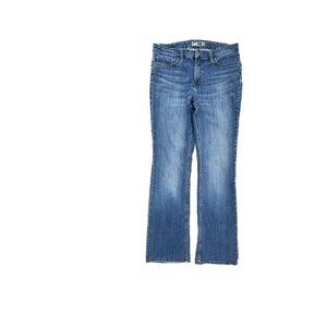 Lee Regular Fit Bootcut Mid Rise Women's size 12 Dark Wash Blue Denim‎ Jeans